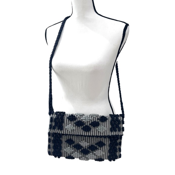 Antonello Tedde Woven Handbag Black Grey - Picture 5 of 9